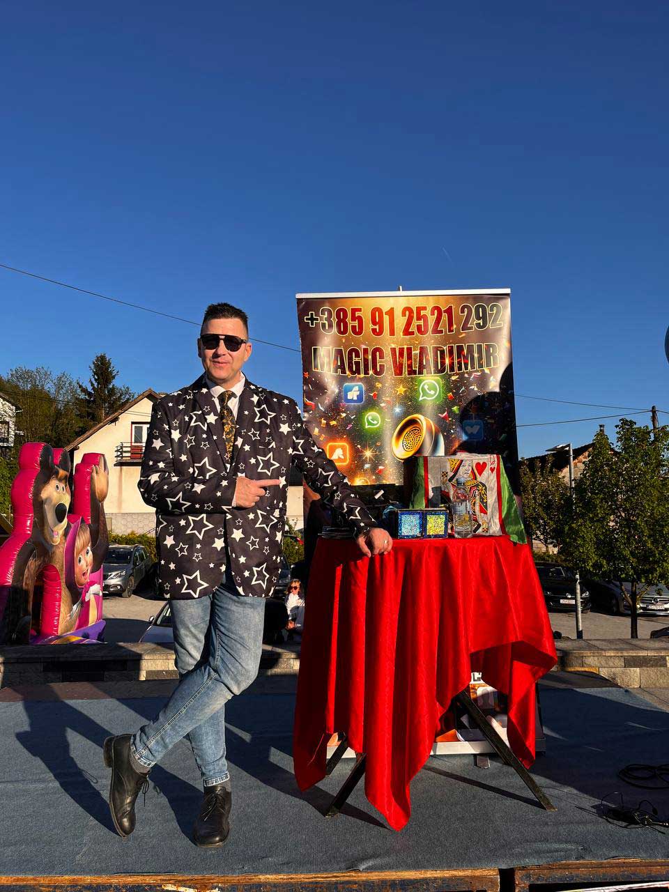 Vladimir — children’s magician in Istria, Croatia